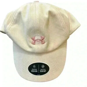 Under Armour Adjustable Baseball Hat, Light Pink